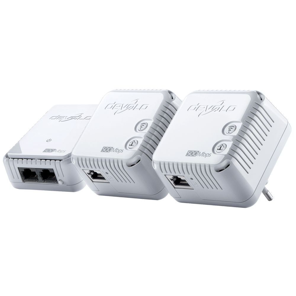 Devolo Powerline Up to 500 Mbps WiFi Network Kit 9096 Powerlines