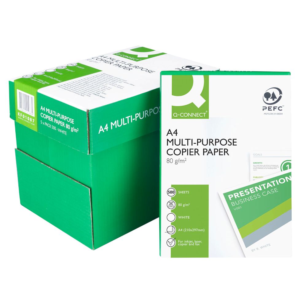 QConnect Χαρτί Φωτ/κό Α4, κιβώτιο Φωτοαντιγραφικά