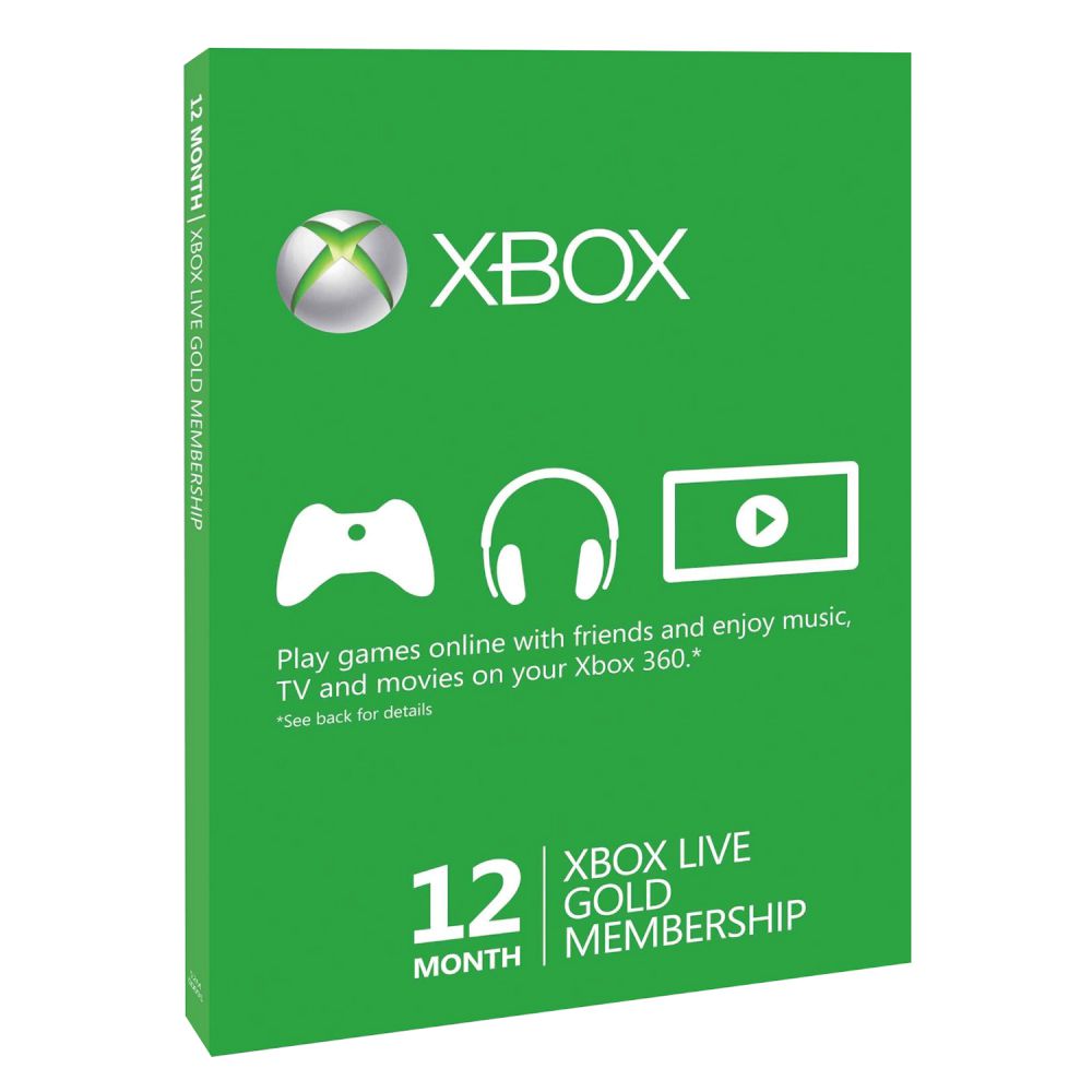 Microsoft Xbox Live Gold 12 months Gold Card Όλες οι prepaid cards
