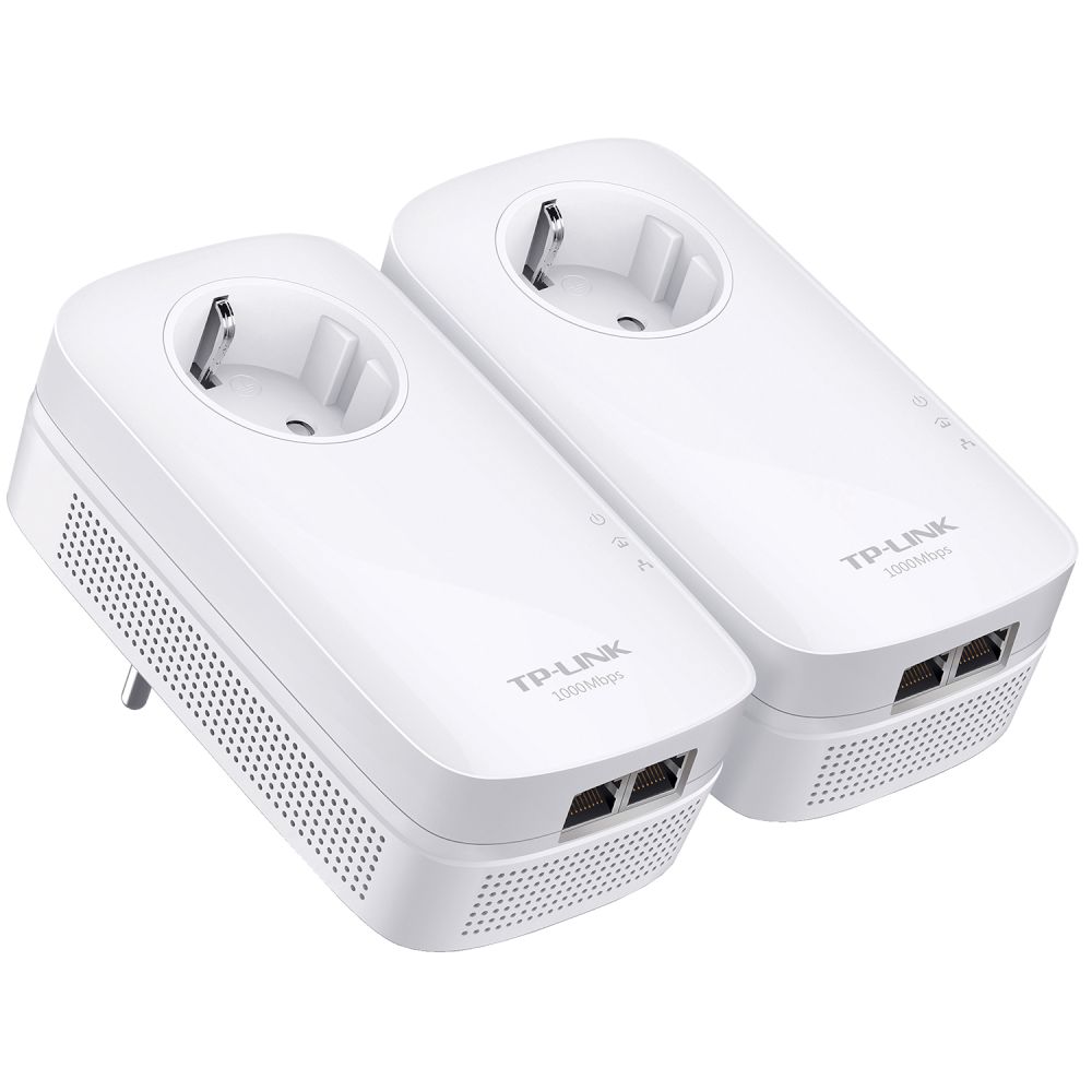 Powerline TP Link 1000 Mbps Passthrough TL PA7020P KIT Powerlines