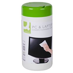 Q-Connect Μαντηλάκια Καθαρισμού Οθόνης (Υγρά)