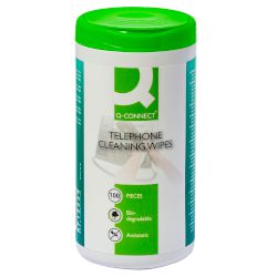 Q-Connect Μαντηλάκια Καθαρισμού Τηλεφώνου (Υγρά)