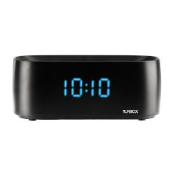 Turbo-X Ηχεία Bluetooth Alarm Clock Μαύρο