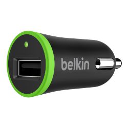 Φορτιστής Αυτοκινήτου 1 Θέσης Belkin Μαύρο 2.4A