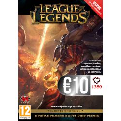 Riot Games League of Legends 1580 RP 10 EUR Card