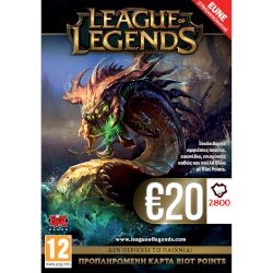 Riot Games League of Legends 3250 RP 20 EUR Card