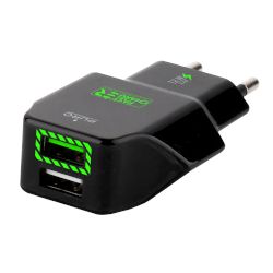 Φορτιστής Σπιτιού 2 Θέσεων Puro Μαύρο 2.4A