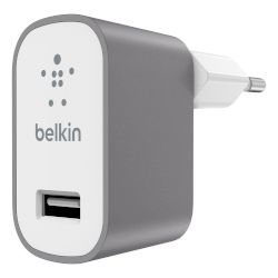 Φορτιστής Σπιτιού 1 Θέσης Belkin Γκρι 2.4A