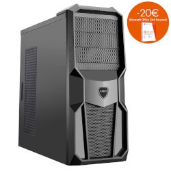 Turbo-X Cerberus GK400 Desktop (Intel Core i5 7400/8 GB/1 TB HDD/120 GB SSD/GTX1050 Ti)