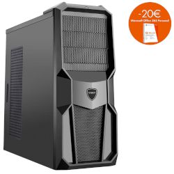 Turbo-X Cerberus GK450 Desktop (AMD Ryzen 5 1500x/8 GB/1 TB HDD/120 GB SSD/RX 570)