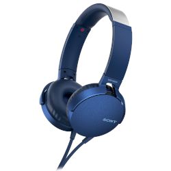 Headphones Sony MDR-XB550AP Μπλε