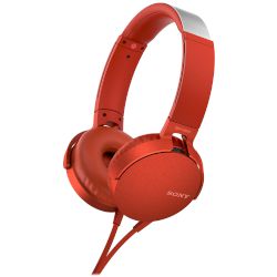 Headphones Sony MDR-XB550AP Κόκκινο