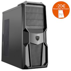 Turbo-X Cerberus GK350 Desktop (AMD Ryzen 5 1400/8 GB/1 TB HDD/120 GB SSD/RX 560)