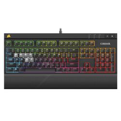 Corsair Πληκτρολόγιο Strafe RGB MX Red GR Ενσύρματο