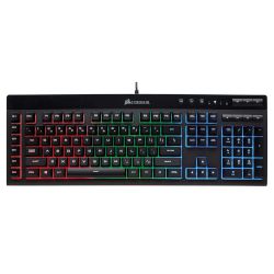 Corsair Πληκτρολόγιο K55 RGB GR Ενσύρματο