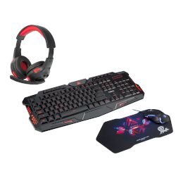 Turbo-X Πληκτρολόγιο-ποντίκι G 4 in 1 Ενσύρματο