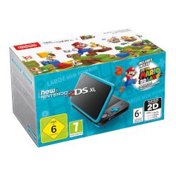 Nintendo 2DS XL Black & Blue + Super Mario 3D Land