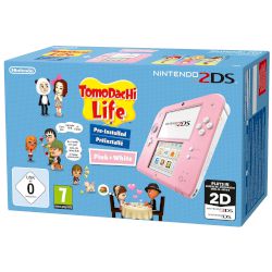 Nintendo 2DS Pink & White + Tomodachi Life