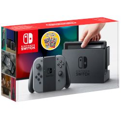Nintendo Switch Grey + Mario Kart 8 Deluxe + Super Mario Odyssey