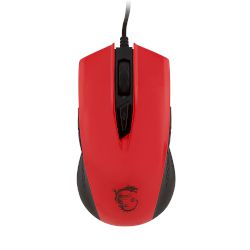 MSI Ποντίκι Clutch GM40 Gaming Red Ενσύρματο