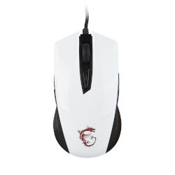 MSI Ποντίκι Clutch GM40 Gaming White Ενσύρματο