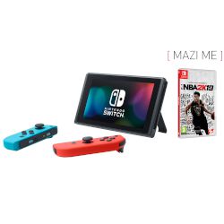 Nintendo Switch Red & Blue + NBA 2k19