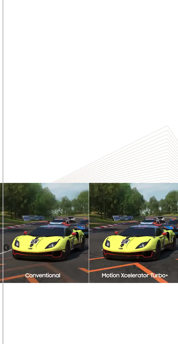 Conventional VS Motion Xcelerator Turbo Plus