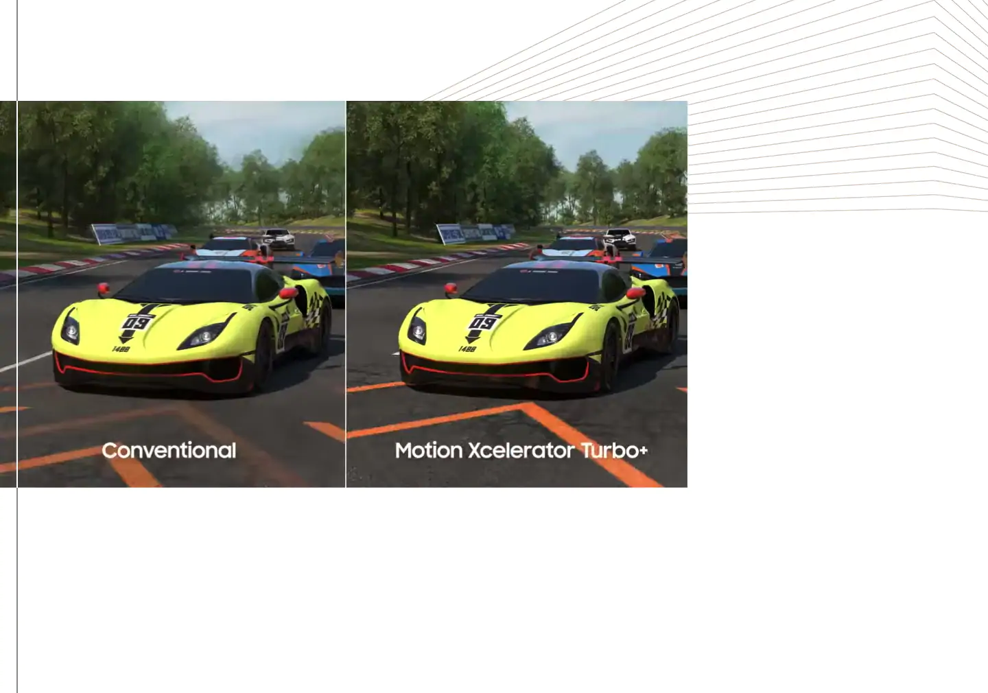 Conventional VS Motion Xcelerator Turbo Plus