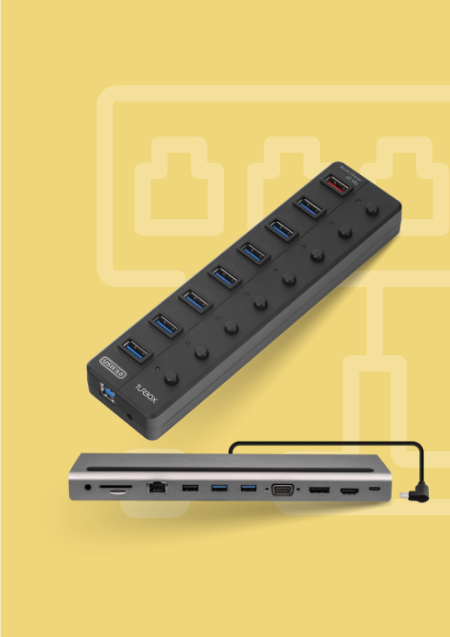 Docking station, Hubs & Card Reader
