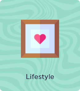 Μία κορνίζα Vector που οδηγεί σε όλα τα lifestyle προϊόντα της κατηγορίας 