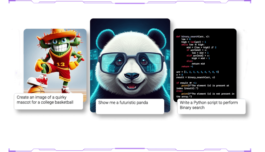 Banner about AI