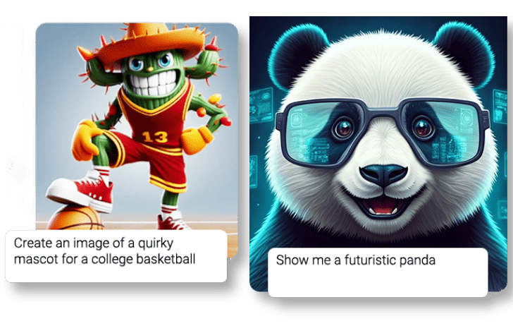 Banner about AI